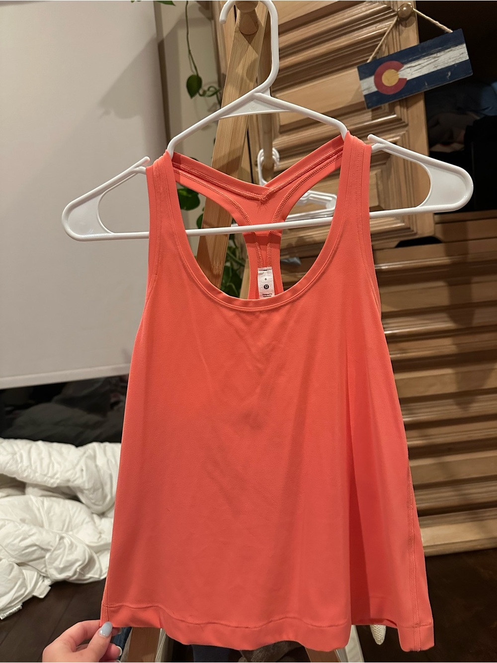 lululemon athletica Coral Racerback Tank Top
